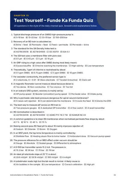 Quiz page from Chapter 15